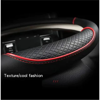 Capa para Volante 38cm em Couro PU – Fibra Dinâmica, Antiderrapante e Confortável