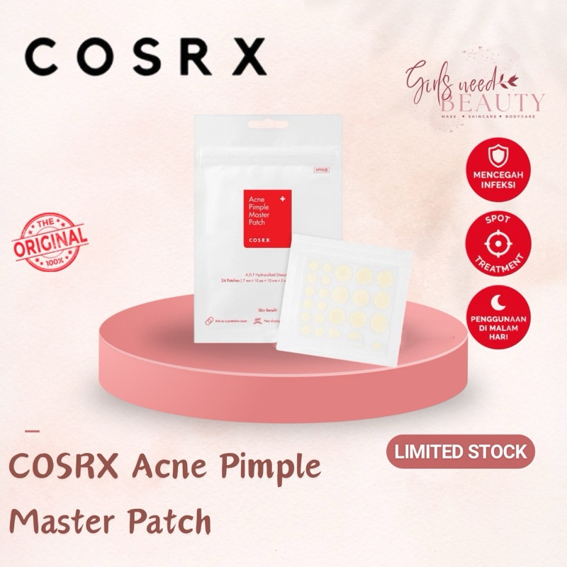 COSRX Acne Pimple Master Patch Hidrocoloid Para Tratamento 24 Adesivos