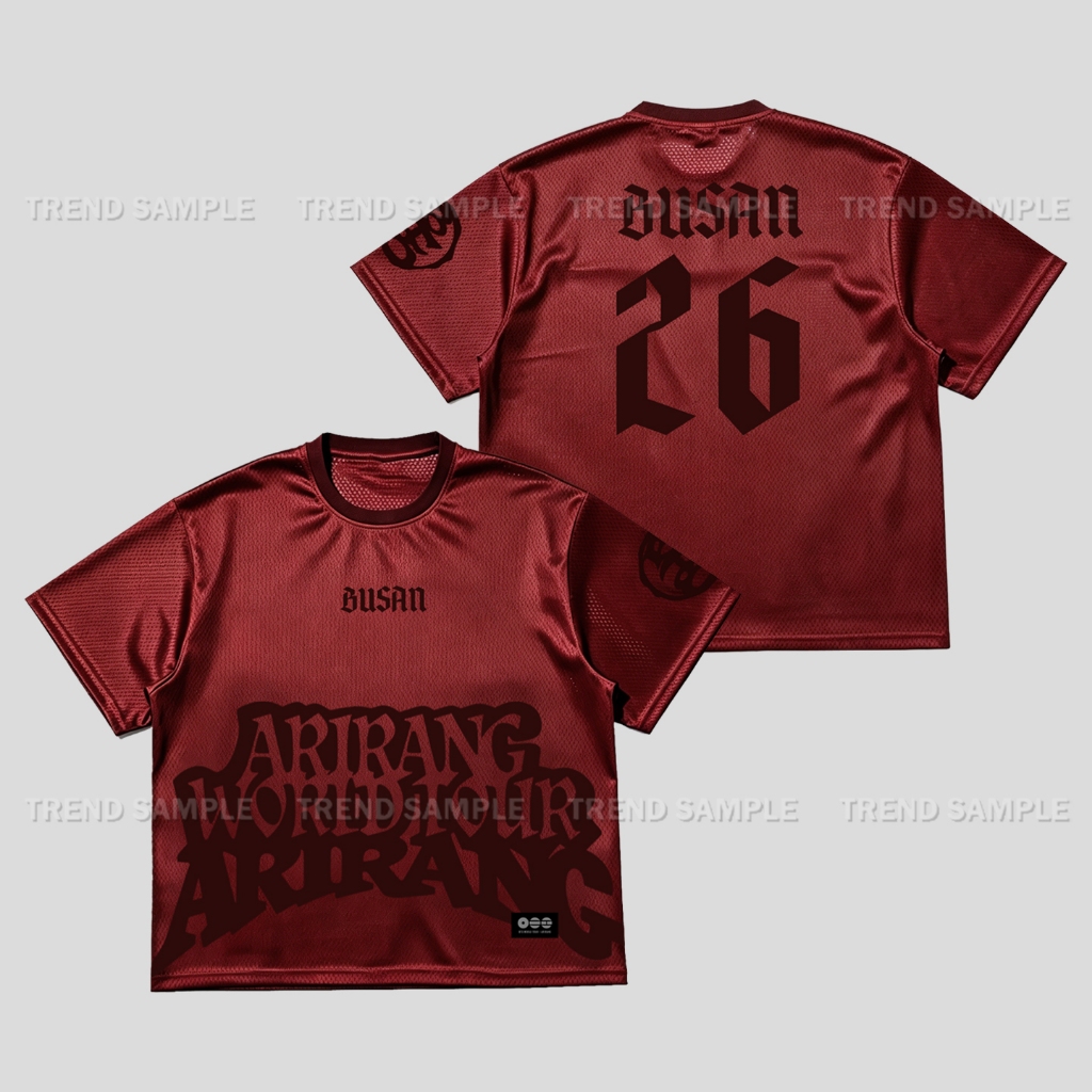 2026 BANGTAN ARIRANG WORLD TOUR Merch Jersey Personalizado Vintage