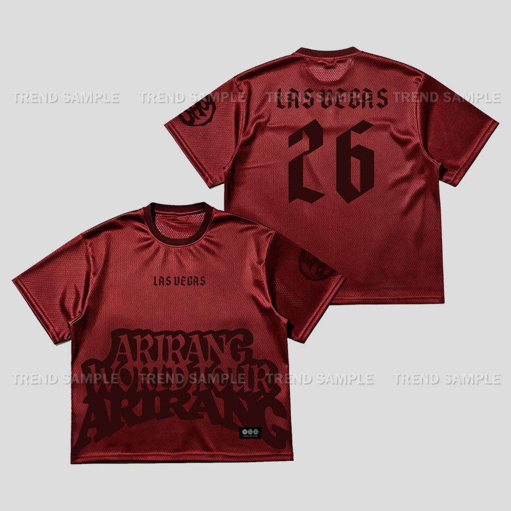 2026 BANGTAN ARIRANG WORLD TOUR Merch Jersey Personalizado Vintage