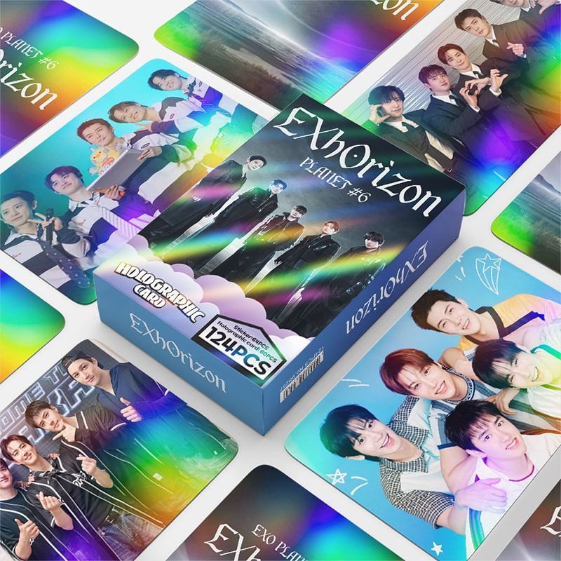 EXO　トレカ 124 Pçs/Caixa EXO Photocards EXhOrizon REVERXE Holográfico LOMO