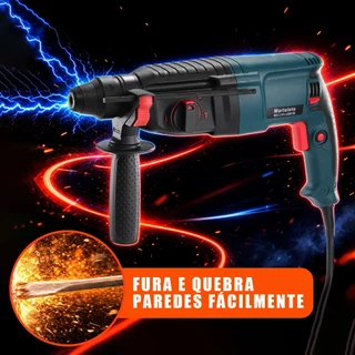 Furadeira De Martelo Rotativo Multifuncional E Disjuntor De Demolição | 800W Doméstico (Modelo 20)/1300W Industrial (26)