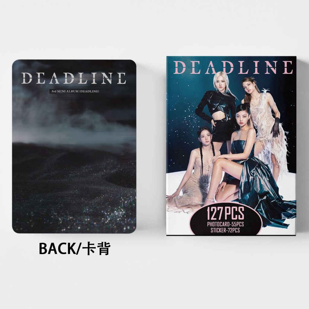 127 Unidades/Caixa BLACKPINK Photocards DEADLINE KPOP LOMO Cartão