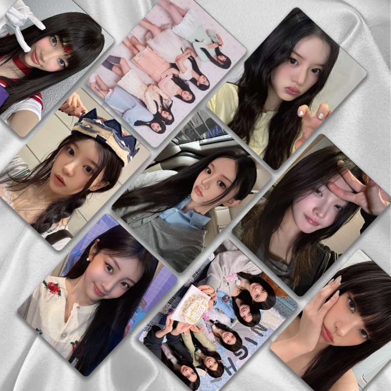 50pcs/box KPOP ILLIT Cartão Laser Cartões Fotográficos | Shopee Brasil