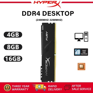 HyperX FURY DDR4 Memória Desktop RAM 4GB 8GB 16GB 2133Mhz 2400Mhz 2666Mhz 3200Mhz DIMM Game