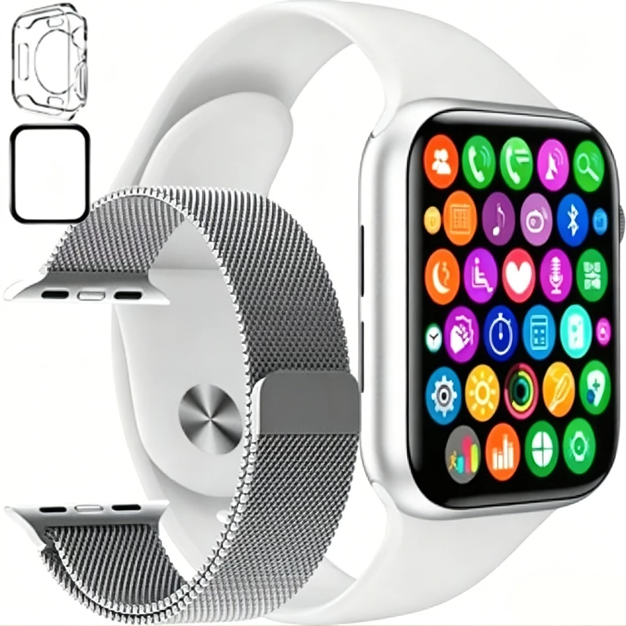 Smartwatch Relógio Inteligente Com Tela Infinita + Duas Pulseiras