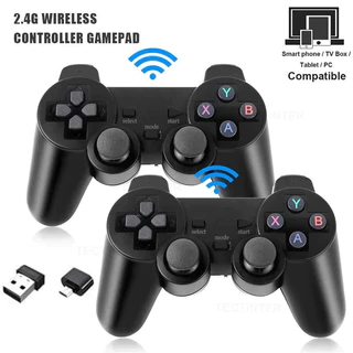 Controle De Jogo Sem Fio De 2.4Ghz Gamepad Para PS3 Pc TV Box