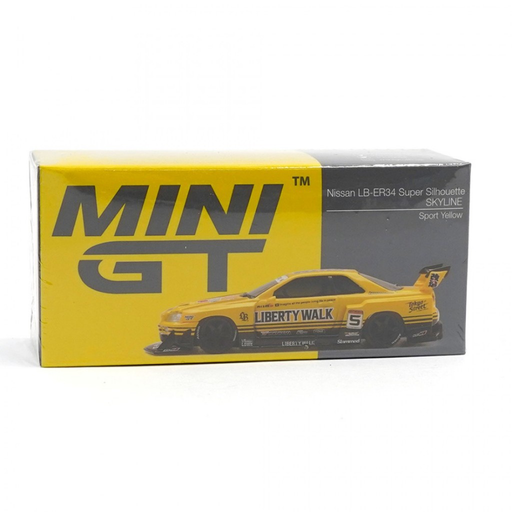 Mini GT MGT01182-R 1182 1/64 Nissan LB-ER34 Super Silhueta SKYLINE