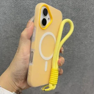 Elegante Cor Doce Magnética Geléia Escudo Caso Compatível Iphone 17 16 15 14 13 12 11 Pro Max Plus Macio À Prova De Choq