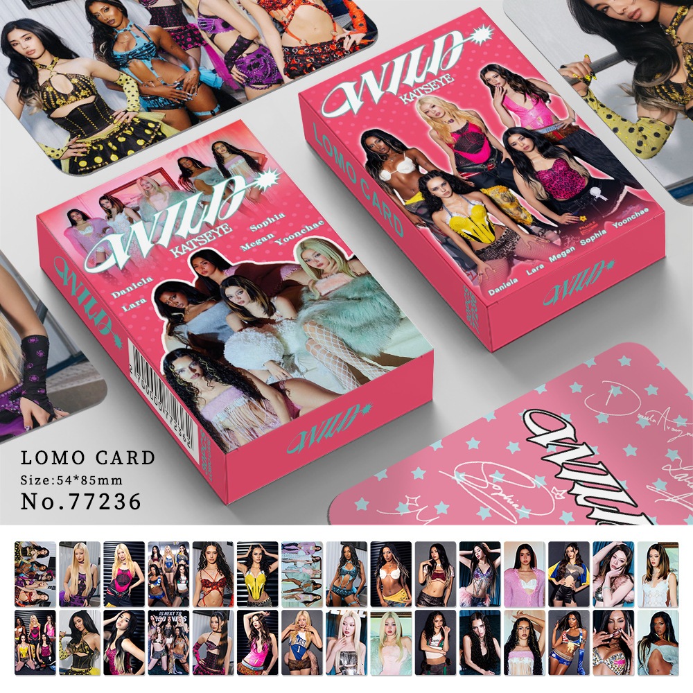 30-124pcs KATSEYE BEAUTIFUL CHAOS Álbum Lomo Cards Gabriela SIS
