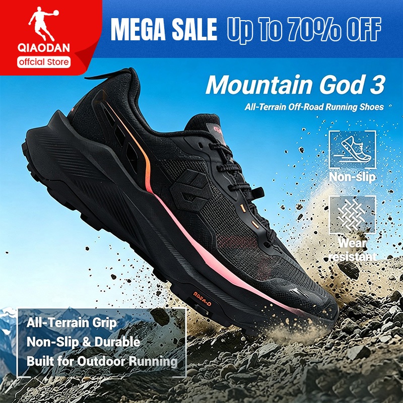Qiaodan Mountain God 3.0 | Tênis De Corrida Masculino Para Trilha