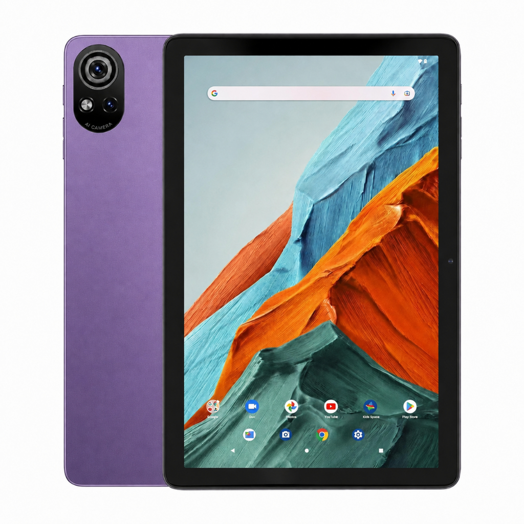 Tablet 10.1” com Teclado+Mouse 6GB RAM 128GB Android Câmera 50MP