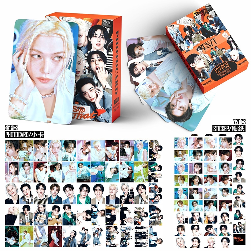 127 Pçs/Caixa STRAYKIDS Photocard THISTHAT RUN IT DO IT Álbum