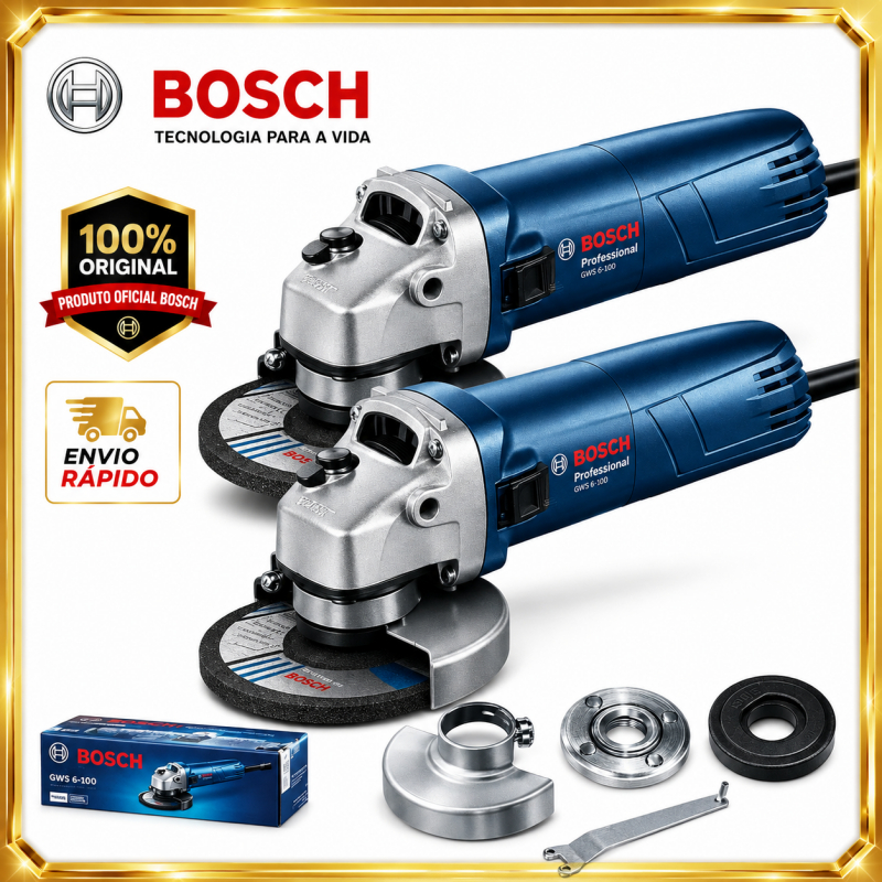 esmerilhadeira lixadeira bosch 220v GWS6-100 1000W lixadeira bosch 110v serra Angular esmerilhadeira