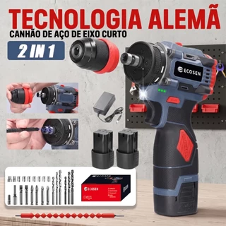 Chave De Fenda Elétrica Com Furadeira 16.8 V E torque De Lítio 2 Em 1 De 85 Nm, motor Sem Escova