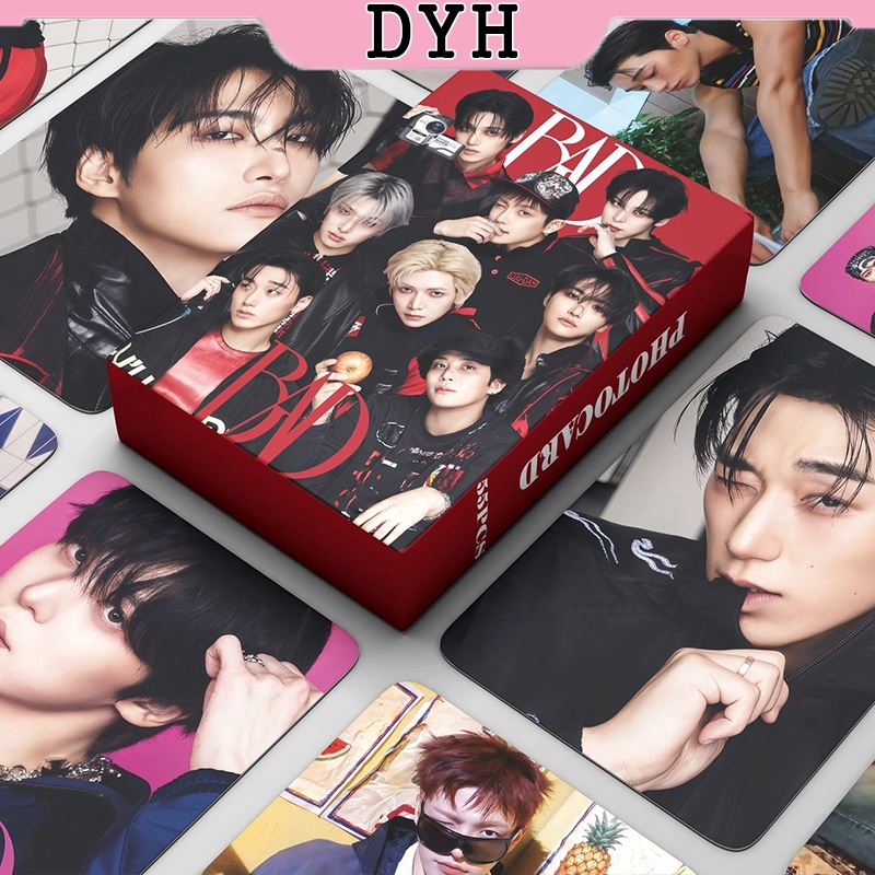 55pcs/box ATEEZ Photocards BAD GOLDEN HOUR : Parte . 5 Álbum LOMO