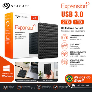 Seagate HD Externo 1TB 2TB 4TB Original USB 3.0 Portátil