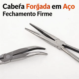 Alicate Extra Longo Bico Reto 11 Profissional De Pesca Para Retirar Anzol Do Peixe
