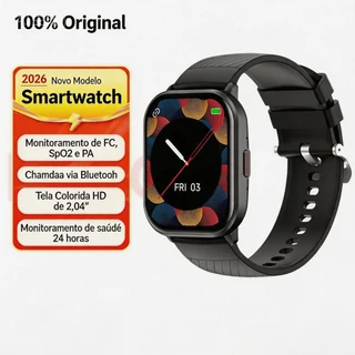 smartwatch original esportivo saúde 2.0 Tela Cheia 7 Dias Bateria Monitora Pressão e Oxigênio Para Academia Corrida H01
