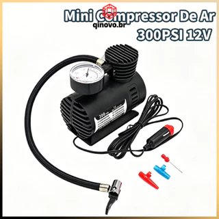 Mini Compressor de ar para carro 300psi 12v adequado para pneus de carro, motocicleta, bicicleta, almofadas de bola