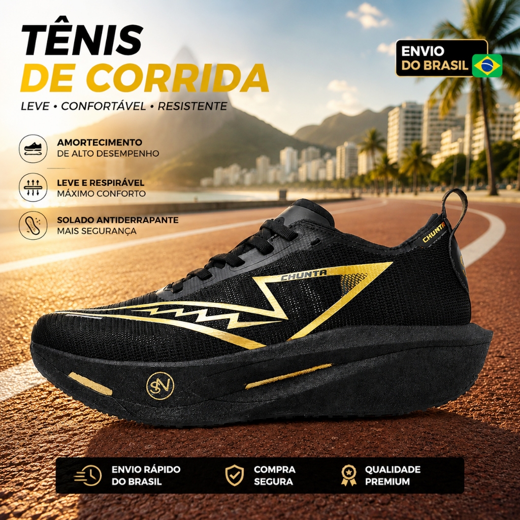 Chunta running shoes, Loja Online | Shopee Brasil