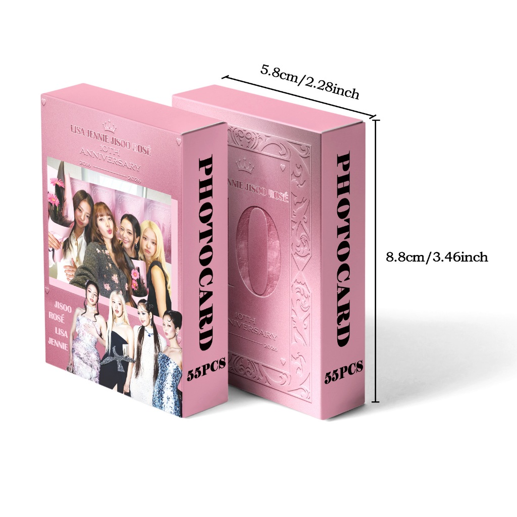 54Pcs/Caixa Kpop JISOO JENNIE ROSE LISA BlackPink Photocard Rosie