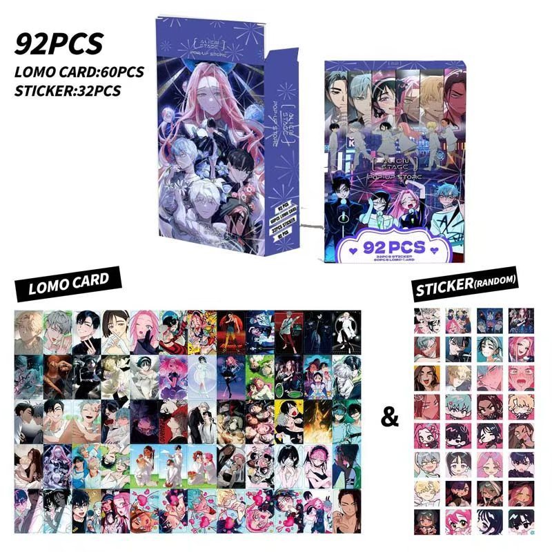 Alien Stage Photocard Adesivos Alienstage Ivan Até Hyuna Luka Mizi