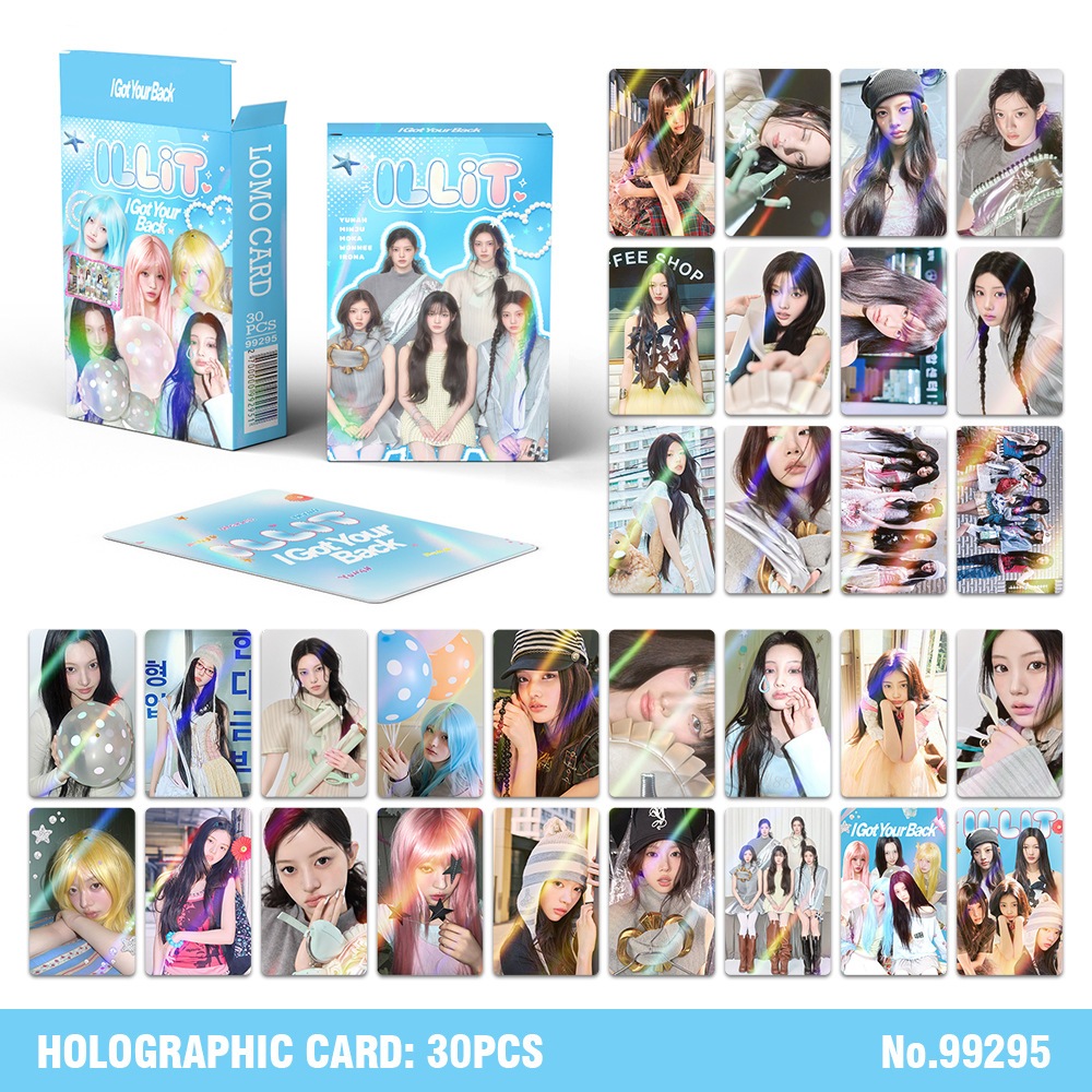 92 Pçs/Set Kpop Idol ILLIT Memory Forest lomo Cartões Postais