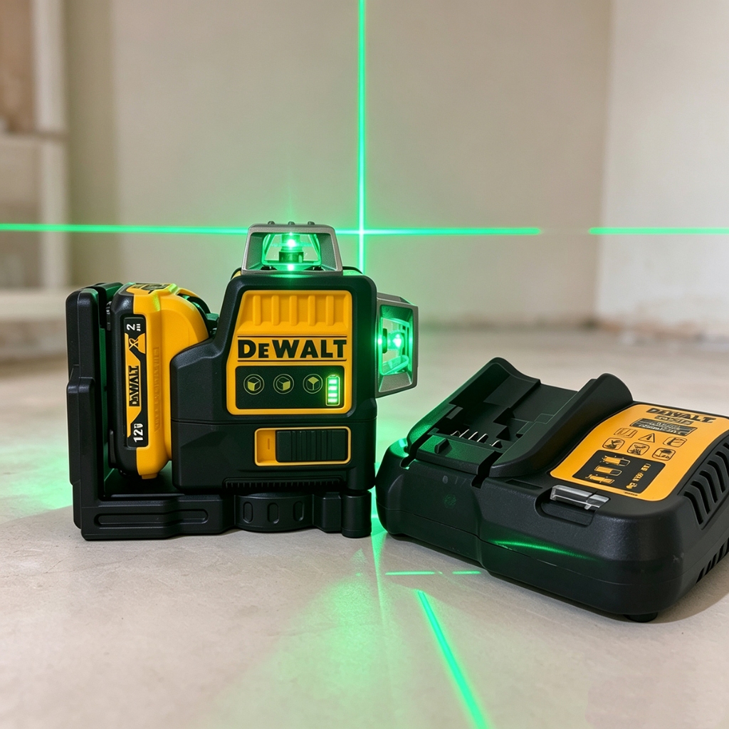 Nível de bolha com luz verde. **Escolha um dos dois modelos disponíveis ...
