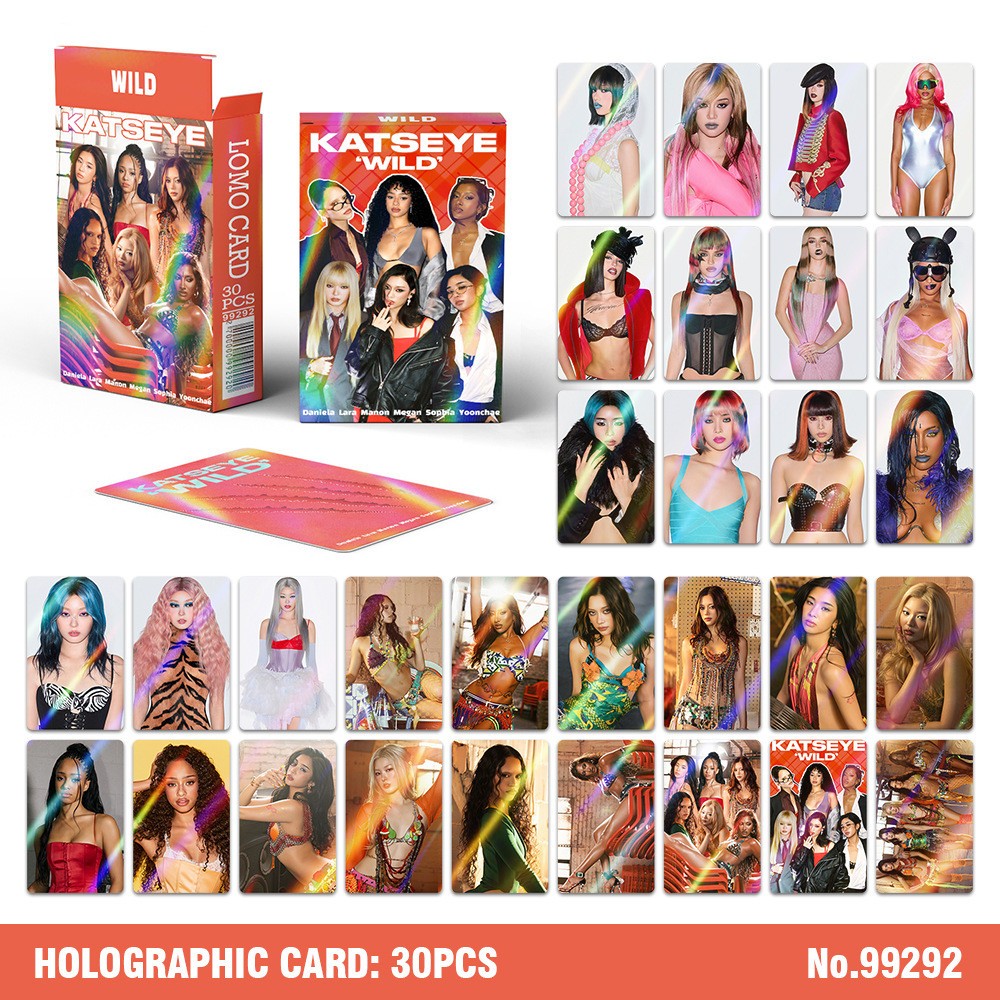 6 Peças KATSEYE BEAUTIFUL CHAOS Lomo Cards SIS Soft Is Strong