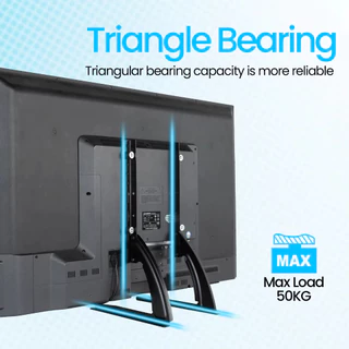 Suporte Tv Mesa Universal Fixo Base Pé Monitor 32 Até 75'' Suporte De Mesa Para Tv/monitor De Suporta até 50kg