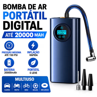 150PSI Display Digital Bomba de Ar Elétrica Sem Fio Pneu Inflator Motocicleta Carro Bcicleta Compressor de Ar Portátil