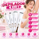 Depilador elétrico feminino 4 em 1, barbeador para remoção de pelos, corpo, pelos do nariz, pelos das axilas, barba reca