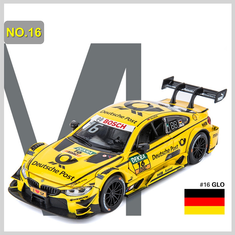 1 : 32 M4 DTM Diecast Modelo Carro De Brinquedo Metal Som E Pull