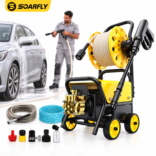 SOARFLY Lavadora de Alta Presao 5800W Máquina de Lavar Carro 12L/MIN Lavadora de Alta Pressão