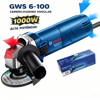 Esmerilhadeira Angular 127V 1000W Ideal para Corte e Lixamento Lixadeira 220V