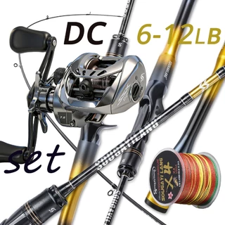 Sougayilang 1.8M Vara De Pesca Carretel Linha Kit Completo Com Alta Velocidade 7.2: 1 Relação Engrenagem Arrasto Máximo