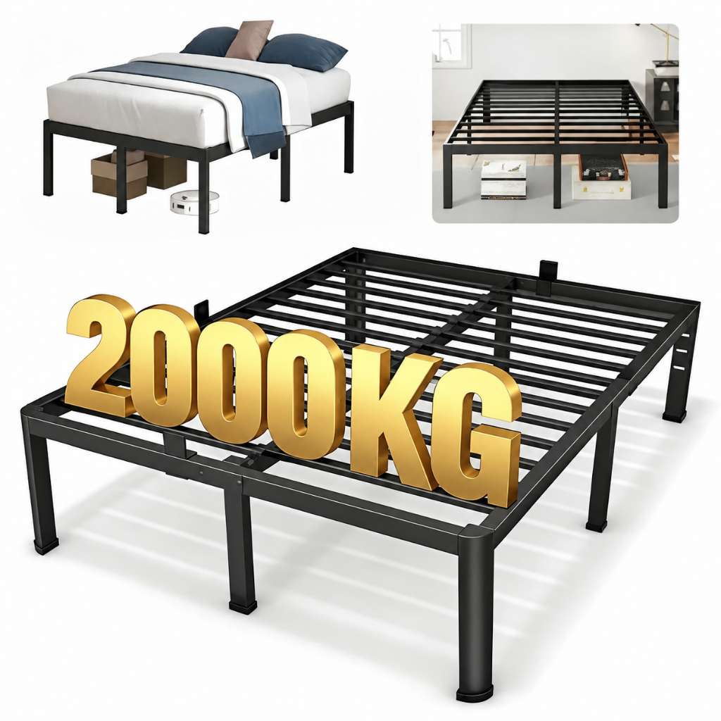 Estrado De Metal Para Cama De Casal Fácil De Instalar e Dobrável Com ...