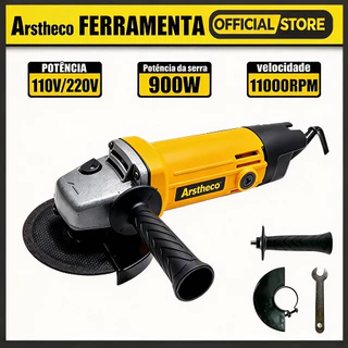 Esmerilhadeira Lixadeira Angular 900w 115mm 50/60HZ 11000rpm Arstheco