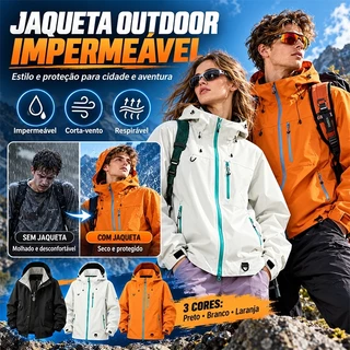 Jaqueta Corta-Vento Impermeável Com Capuz – Leve E Respirável Para Uso Diário Caminhada Proteção Contra Chuva