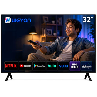 Smart TV WEYON 32 "24 Polegadas LED HD Wifi HDMI Android TV Netflix YouTube 100/240V