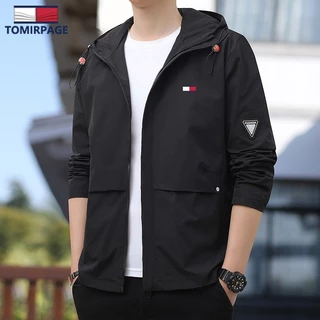 Jaqueta masculina TOMIRPAGE primavera outono plus Size estilo fino à prova de vento