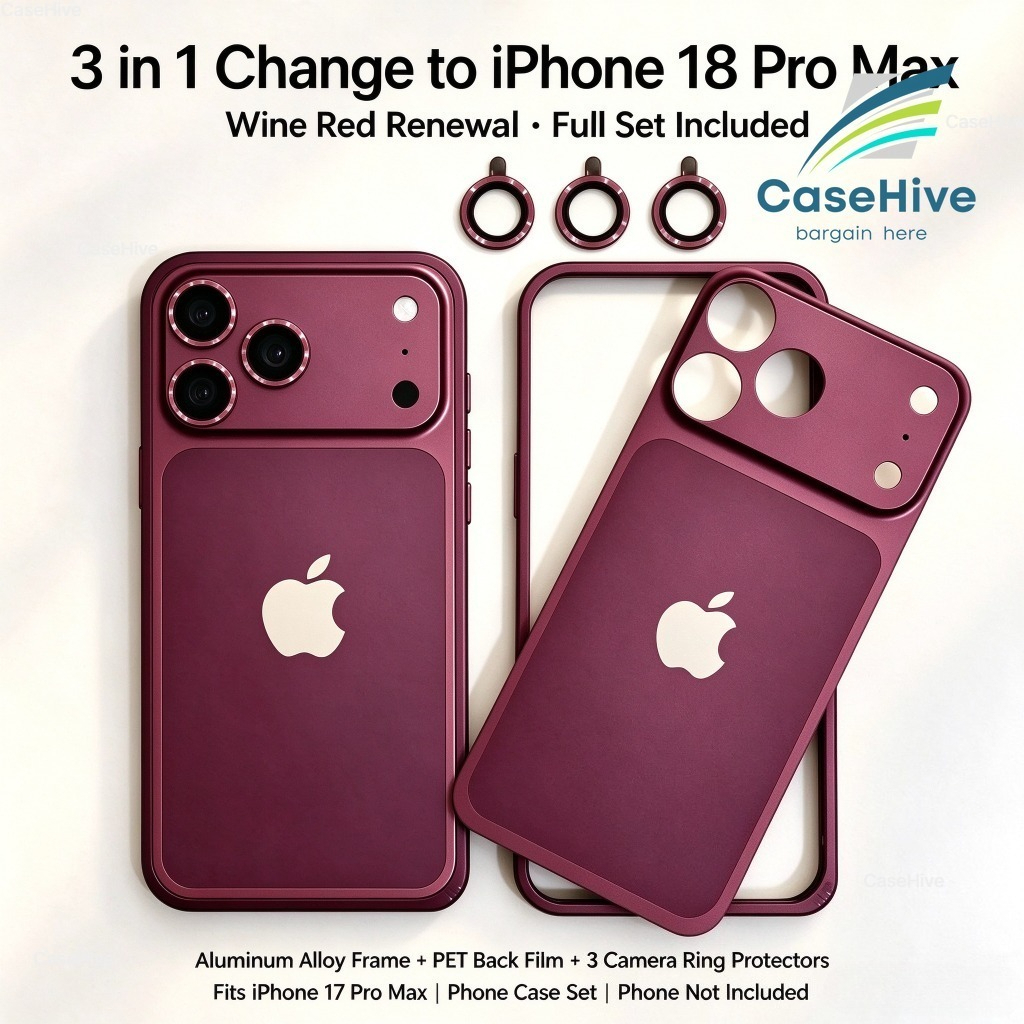 3-Em-1 Capa De Telefone Change 18 pro max 17 Pro Max Capinha iPhone 17 pro max celular 16promax 15 14 13 12Pro Laranja