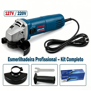 Lixadeira Esmerilhadeira 220V lixadeira Elétrica 110v 115mm 1050W 1100RPM