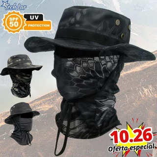 Chapéu Boonie com Gaitador - Proteção Solar e Poluição para Exercícios ao Ar Livre -TL