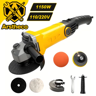 Lixadeira Esmerilhadeira Angular 1150w 4.1/2 110v ou 220v Multifunções 6 Velocidades