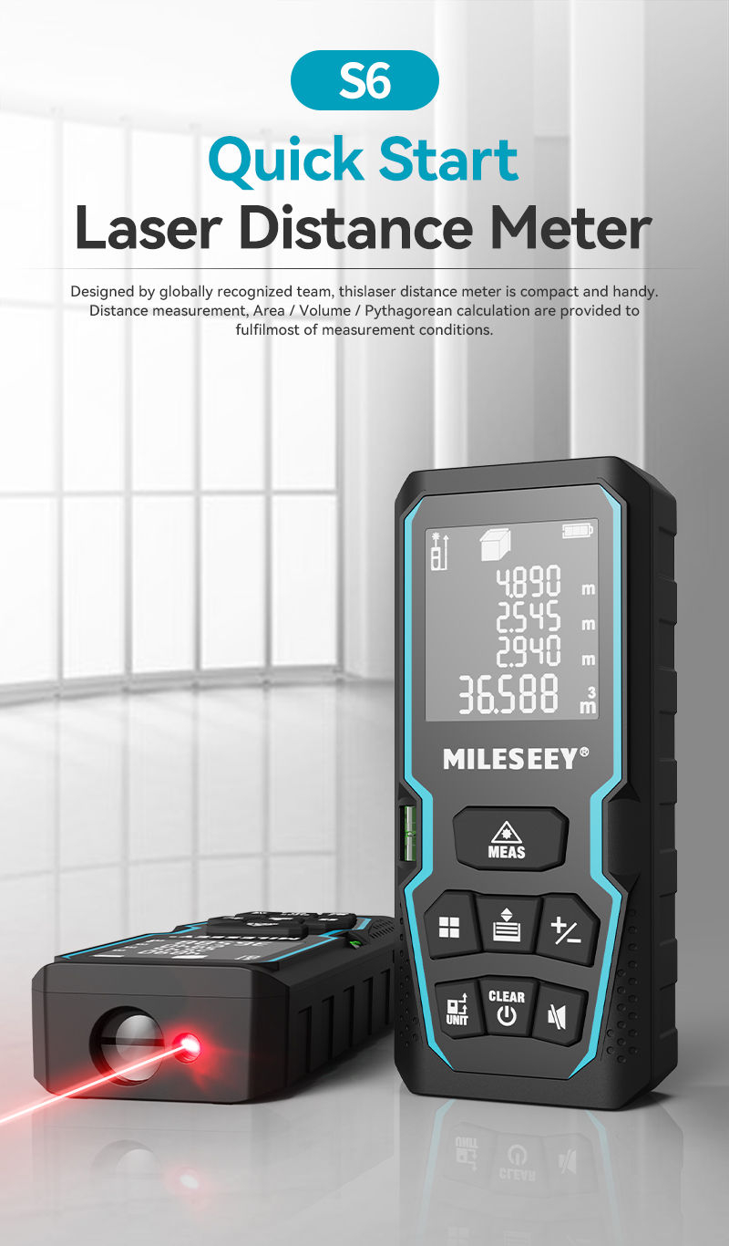 Mileseey Profissional Laser Rangefinder 40M 60M 80M 100M Medidor De ...