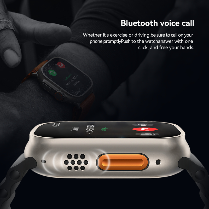 2023 Nova AMOLED Smart Watch HW9 Ultra Max 2,2 polegadas Bluetooth ...