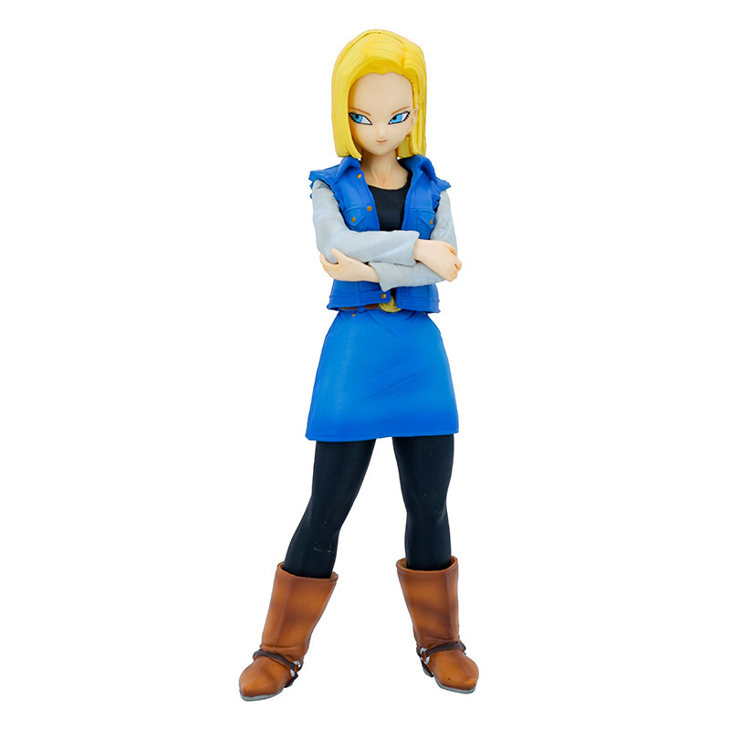 Figuras de ação Anime Dragon Ball Z para crianças, brinquedos modelo de  coleção, andróide 17, 18, PVC, presentes de Natal, 24cm - AliExpress