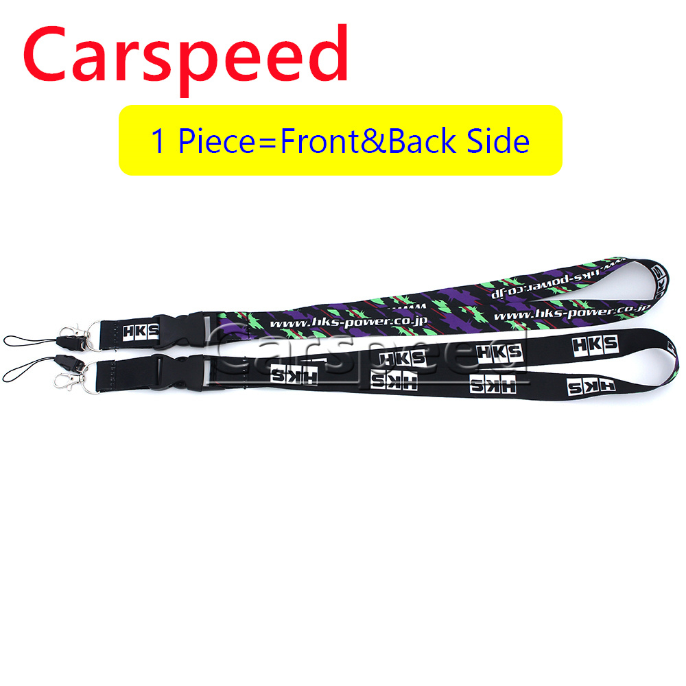 1PCS JDM Racing Style HKS Power Removable Lanyard Car 1PCS JDM Racing Style HKS Power Removable Lanyard Car